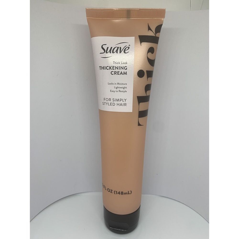 Suave Thick Look THICKENING CREAM For Simply Styled Hair Lightweight 5 oz‎